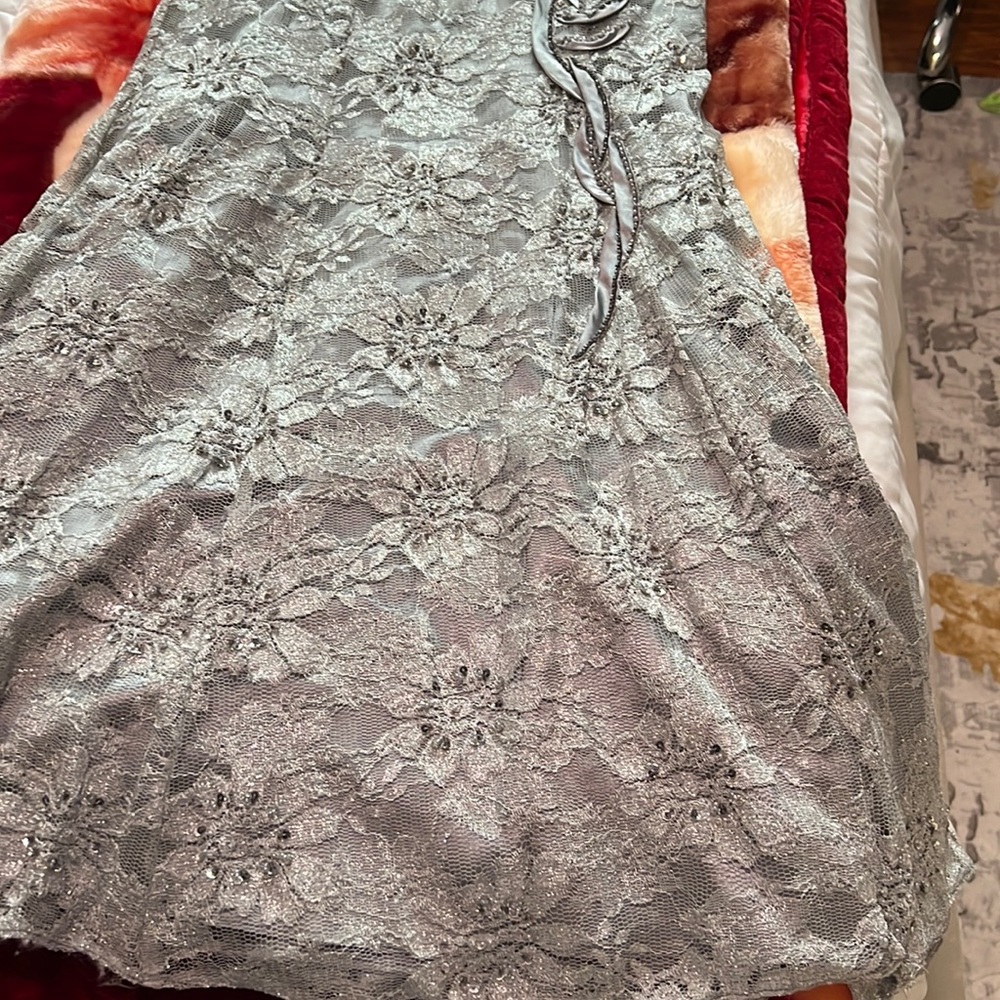 Adored gray gown